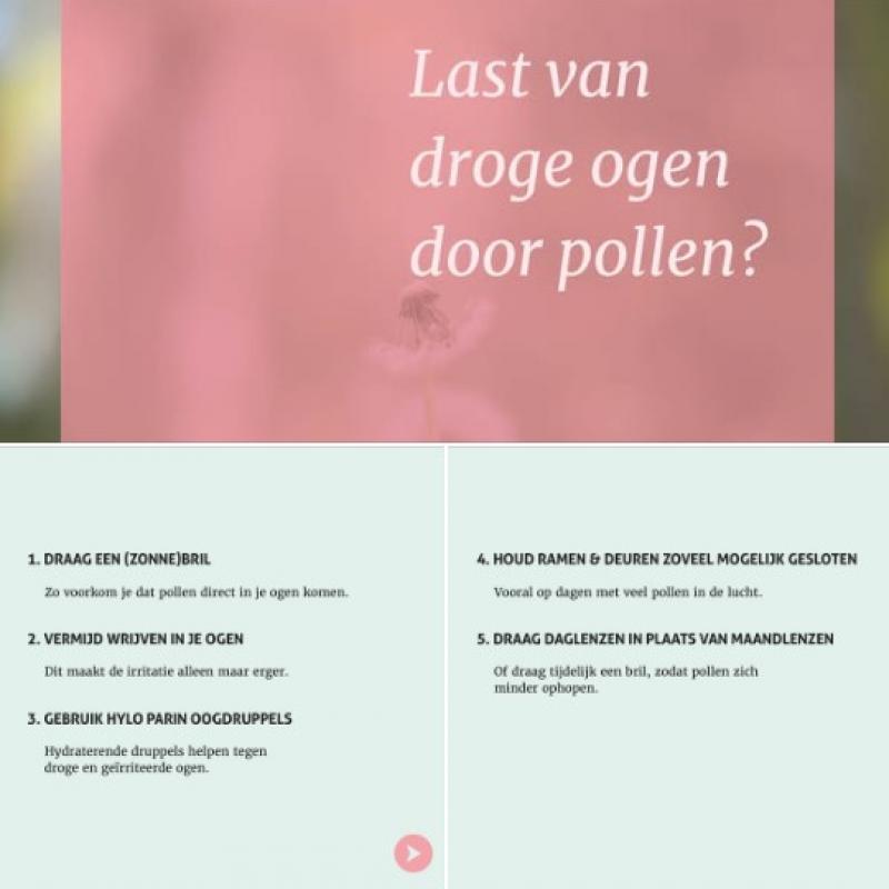 Last van droge ogen door polllen? Zo voorkom je klachten!👀🌿